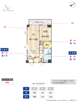 タンドリュクス　プレミアム 402 【東京都新井薬師前駅】 の間取り図