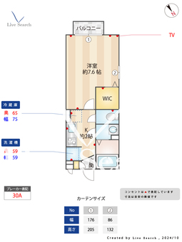 モカハイツ 201 【神奈川県相模原】 の間取り図