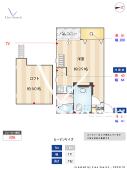 ローズディヴェール 201 【福岡県JR筑肥線下山門駅】 の間取り図