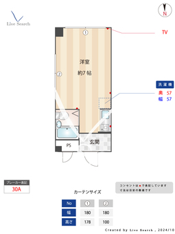 吉田ビル 401 【大岡山駅】 の間取り図