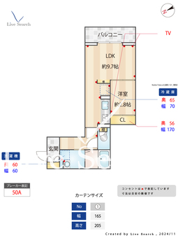 ディール北浦和Ⅰ 202 【埼玉県北浦和駅】 の間取り図