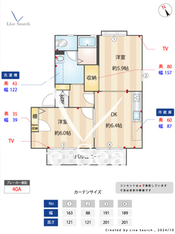 エクセルみねきB 201 【東京都西八王子駅】 の間取り図