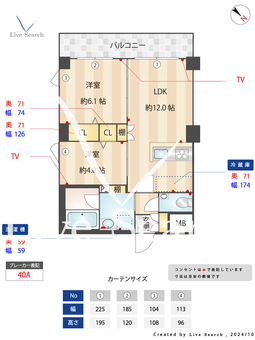 Hakata station south 503 【福岡県博多駅】 の間取り図