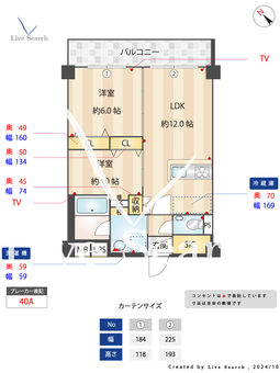 Hakata station south 505 【福岡県博多駅】 の間取り図