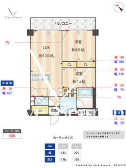 Hakata station south 506 【福岡県博多駅】 の間取り図
