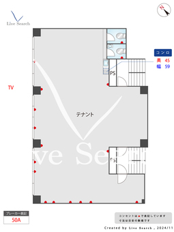 アール五反田 2A 【東京都五反田駅】 の間取り図