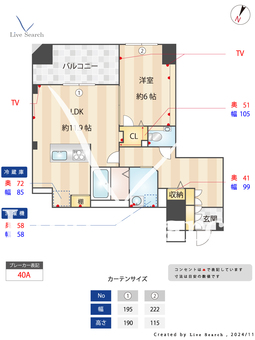 S-FORT警固タワー 2001 【福岡県赤坂駅】 の間取り図