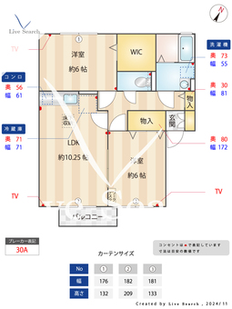 マインプラム 103 【埼玉県狭山が丘駅】 の間取り図