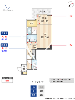 D-RESIDENCE東田町 105 【埼玉県川越駅】 の間取り図