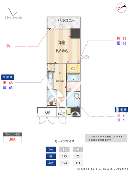 Grand・reve 1001 【東京都浅草駅】 の間取り図