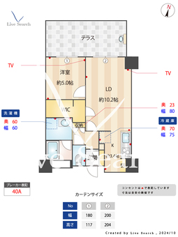 RJRプレシア六本松 103 【福岡県六本松】 の間取り図