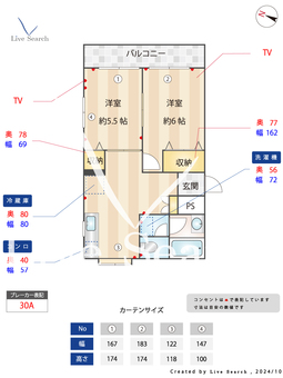 ヴィラハイム榎本 203 【東京都大岡山駅】 の間取り図
