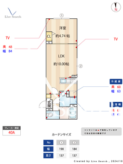エルファーロ代々木上原Ⅱ 301 【東京都代々木上原駅】 の間取り図
