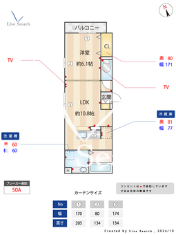 キャトルセゾン狛江 303 【東京都狛江駅】 の間取り図