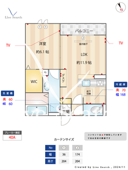 グランアイズ  102 【兵庫県西新町駅】 の間取り図