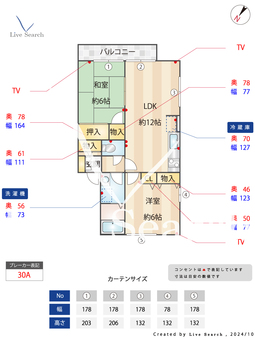 グリーンピア 201 【埼玉県北戸田駅】 の間取り図