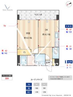 グリチーネ 903 【福岡県金山駅】 の間取り図