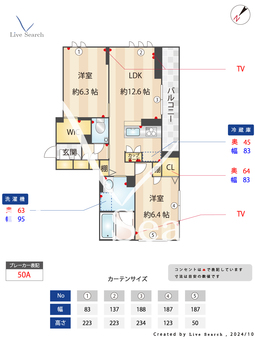 ジョワ　フィール 101 【埼玉県吉川駅】 の間取り図
