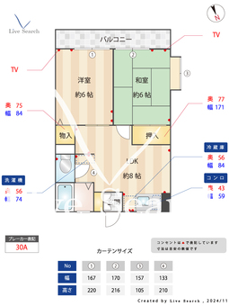 シャンテ豊島 201 【東京都王子神谷駅】 の間取り図