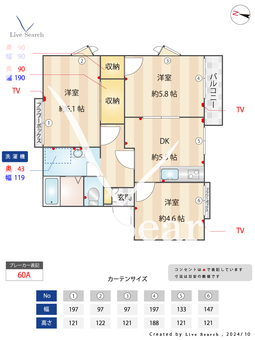 タウンホーム二分方B 201 【東京都八王子駅】 の間取り図