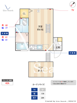 トロワジェーム 202 【東京都赤羽駅】 の間取り図