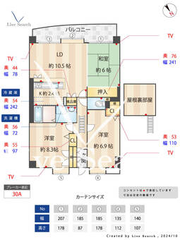 ハーモニーヒルズ今宿Ⅱ 905 【福岡県今宿駅】 の間取り図