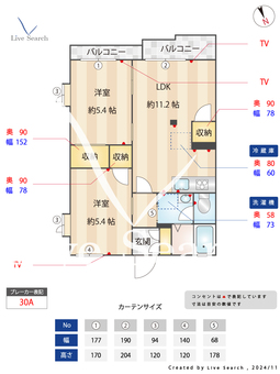 サンモール 201 【神奈川県希望ヶ丘駅】 の間取り図