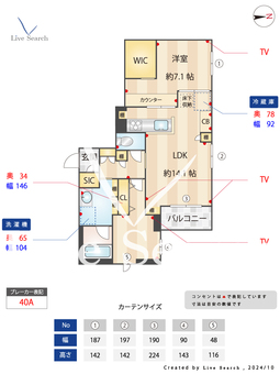 シャーメゾン　プレシャス 202 【神奈川県津田山駅】 の間取り図
