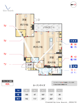 シャーメゾン　プレシャス 301 【神奈川県津田山駅】 の間取り図