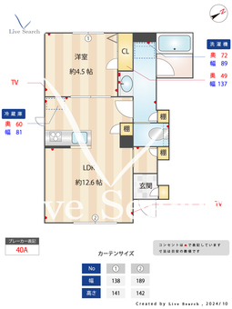 シャーメゾンベルジュ 101 【神奈川県京浜鶴見駅】 の間取り図