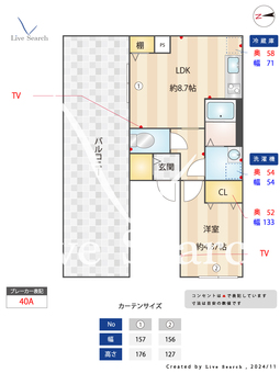  GREEN　RESIDENCEⅡ 301 【東京都阿佐谷駅】 の間取り図