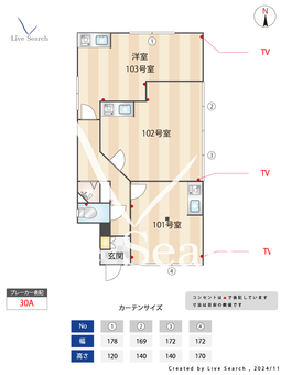 TOKOアパートメント 101 【東京都表参道駅】 の間取り図