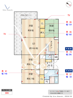 多賀ハウス 309 【福岡県高宮】 の間取り図