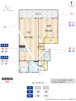 サンブライト観光通りⅡ 102 【福岡県七隈駅】 の間取り図