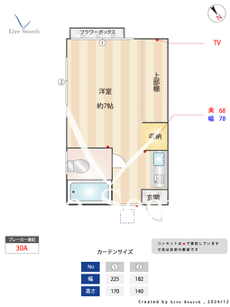 カリス毛呂山 101 【埼玉県東毛呂駅】 の間取り図