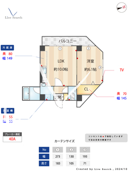 メゾンドシャルマン 703 【東京都蒲田駅】 の間取り図