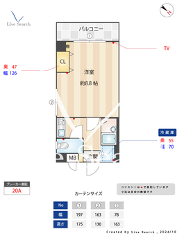 メゾンマコイ百年橋 403 【福岡県平尾駅】 の間取り図