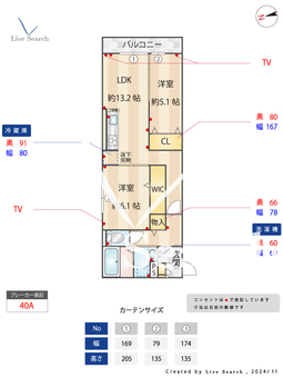 メリヤス鳴尾 102 【兵庫県武庫川女子大前駅】 の間取り図