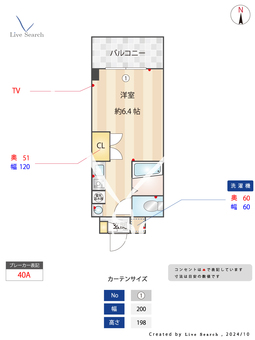 レジェンダリー武庫川 414 【兵庫県武庫川駅】 の間取り図