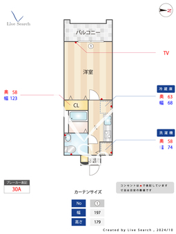 レジデンス安田 302 【福岡県高宮駅】 の間取り図