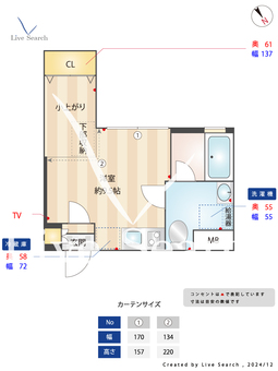 蔵創武蔵小山 403 【武蔵小山駅】 の間取り図