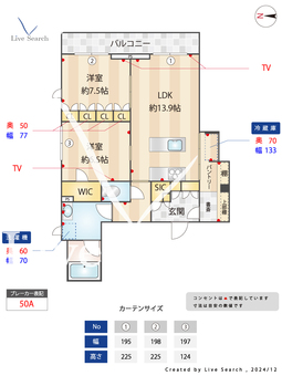 ラルクス 202 【神奈川県鶴見駅】 の間取り図