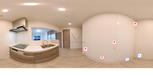 ヴィアレットⅧ 203 【埼玉県埼玉新都市交通　東宮原駅　徒歩5分】 の間取り図