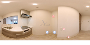 ヴィアレットⅧ 305 【埼玉県埼玉新都市交通　東宮原駅　徒歩5分】 の間取り図