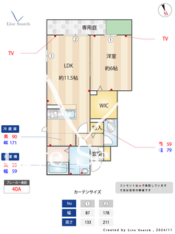 KドルフⅢ 102 【東京都調布駅】 の間取り図