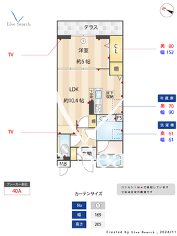 ONARIGOTEN-D（オナリゴテン） 106 【埼玉県川越駅】 の間取り図
