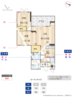 ONARIGOTEN-D（オナリゴテン） 107 【埼玉県川越駅】 の間取り図