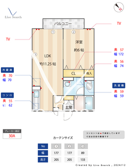 ウエストヒルズB 206 【埼玉県京浜東北・根岸線　大宮駅　徒歩23分】 の間取り図