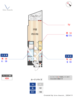 SPコート神戸 705 【兵庫県兵庫駅】 の間取り図