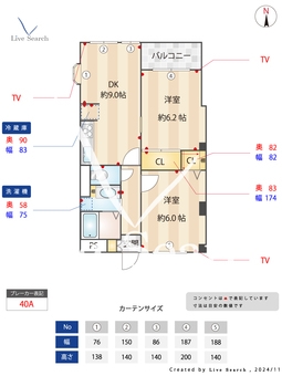YSハイツ（仙波町） 205 【埼玉県川越駅】 の間取り図